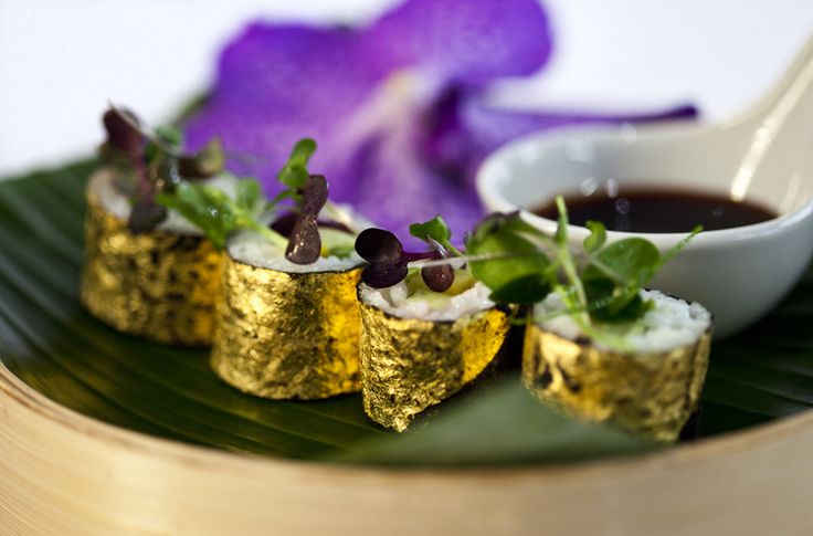 Critiques and Considerations for gold leaf sushi