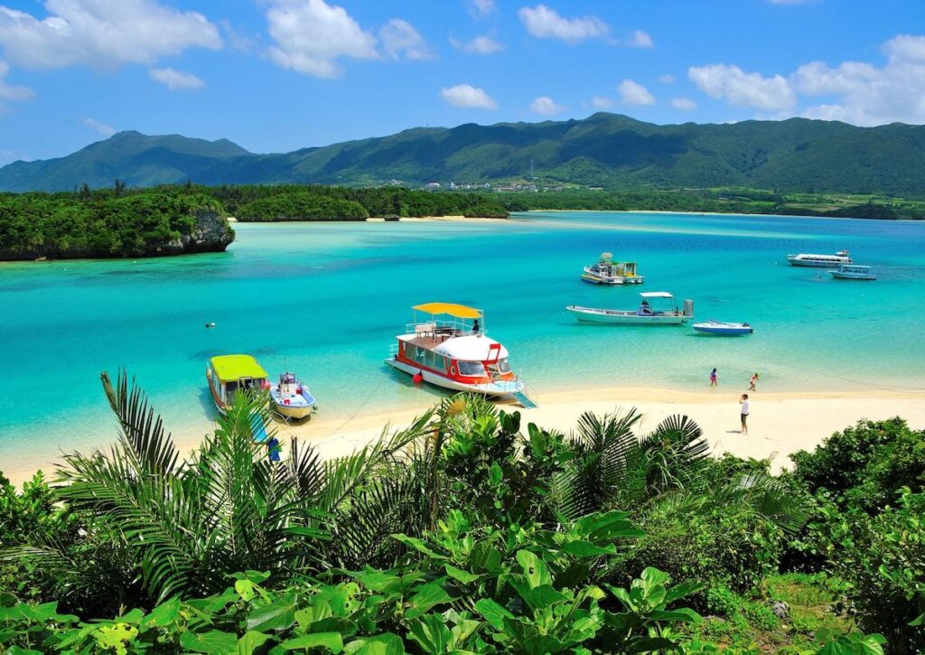 Okinawa Islands glowing beaches in japan